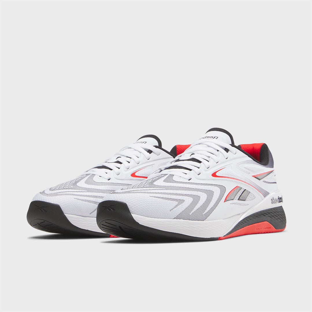 REEBOK - NANO X5 EDGE - MEN'S - WHITE/BLACK/SPORT RED – TWL