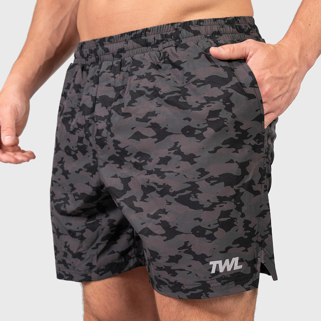 FML✖︎Flexwitme CAMO THERMAL SHORTS Men's Vault Training Shorts 6