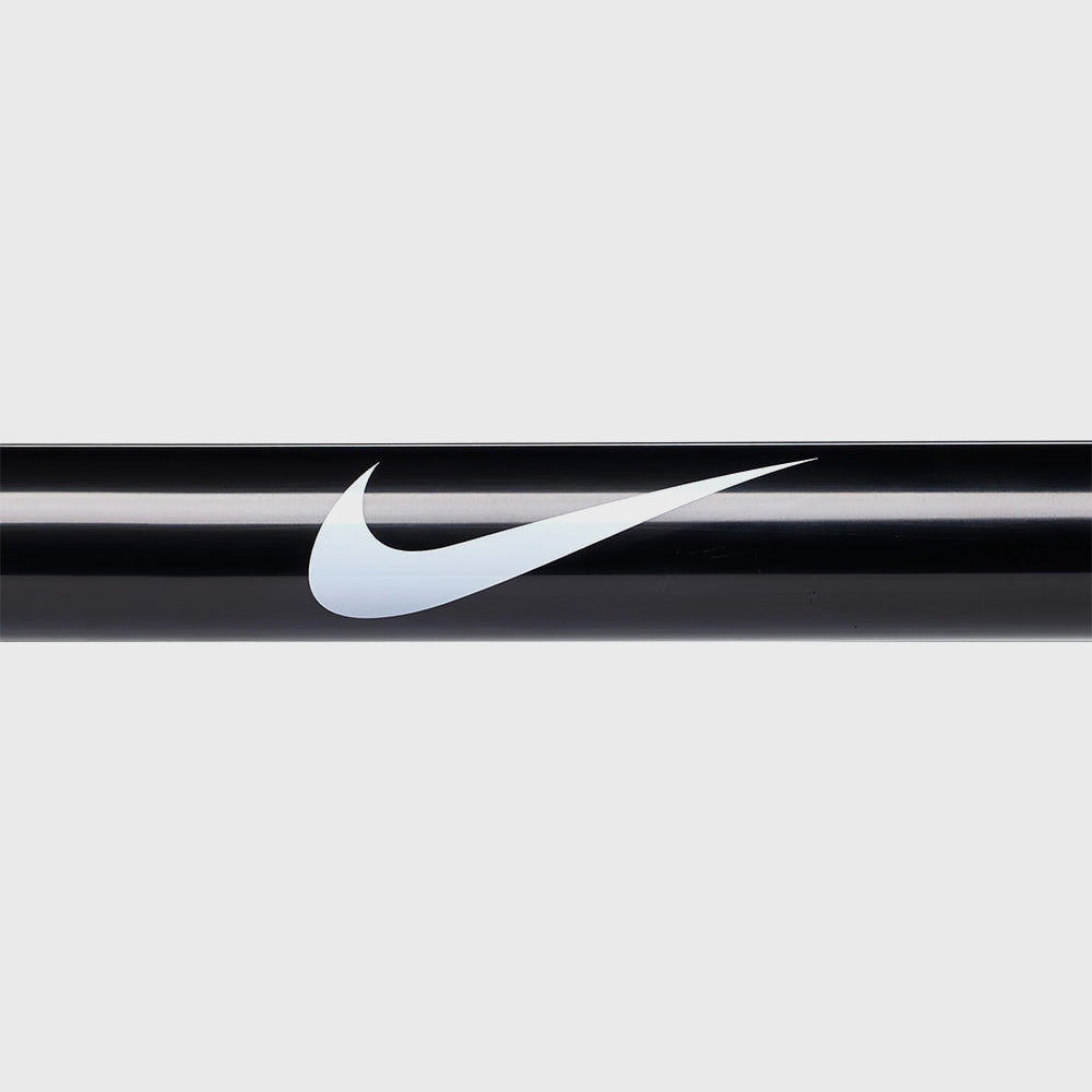 Nike Black Chrome Swoosh Barbell 20 kg