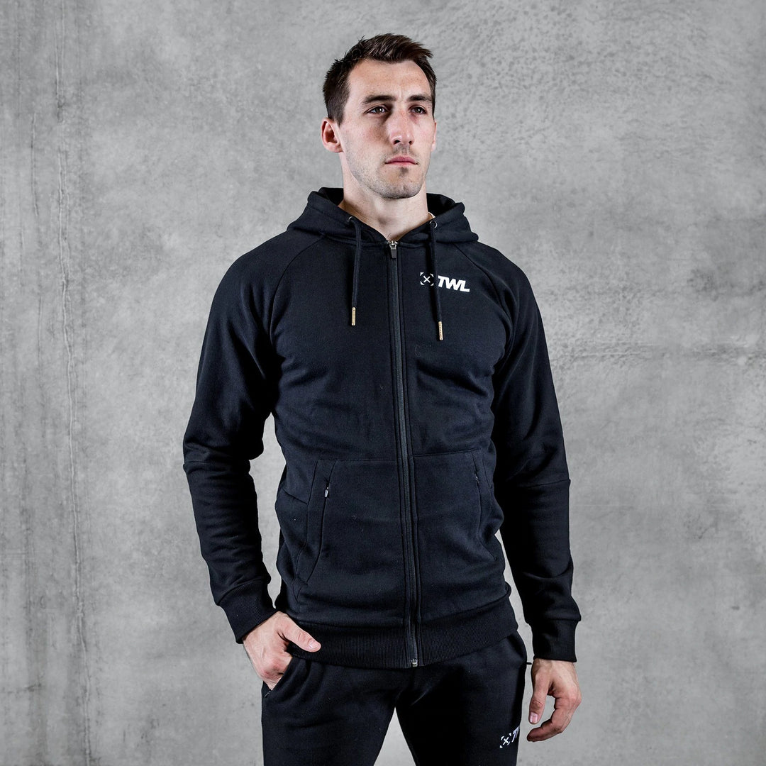 TWL - MEN'S APACHE 2.0 ZIP THROUGH HOODIE - BLACK