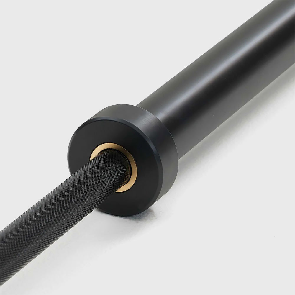 Nike Black Chrome Swoosh Barbell 20 kg