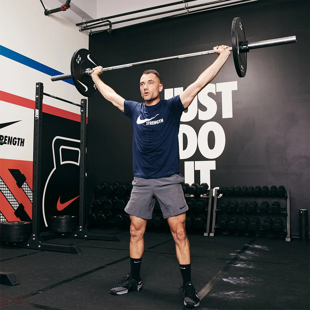 Nike Barbell 20 kg – Chrome Swoosh