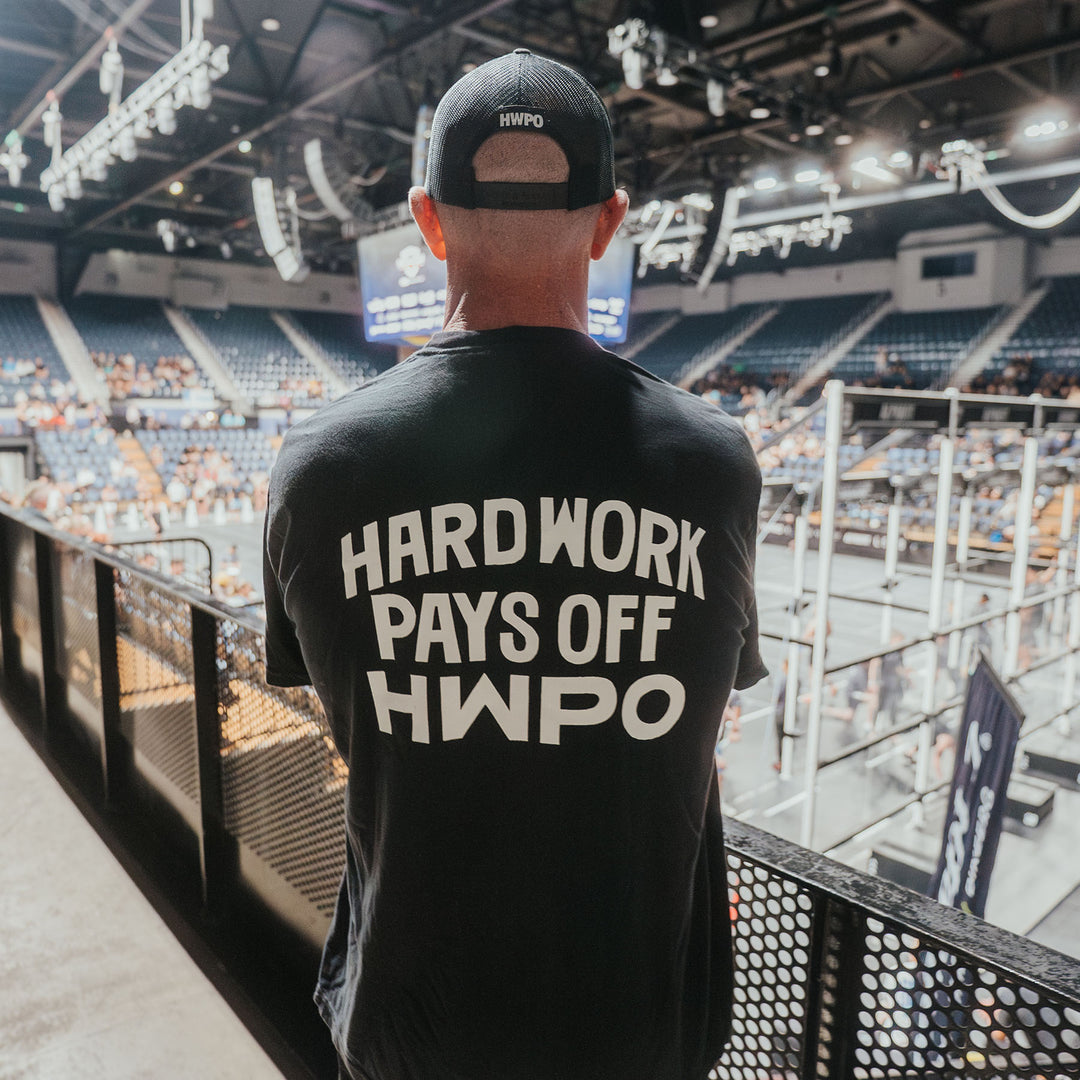 HWPO - STATEMENT T-SHIRT - BLACK/WHITE