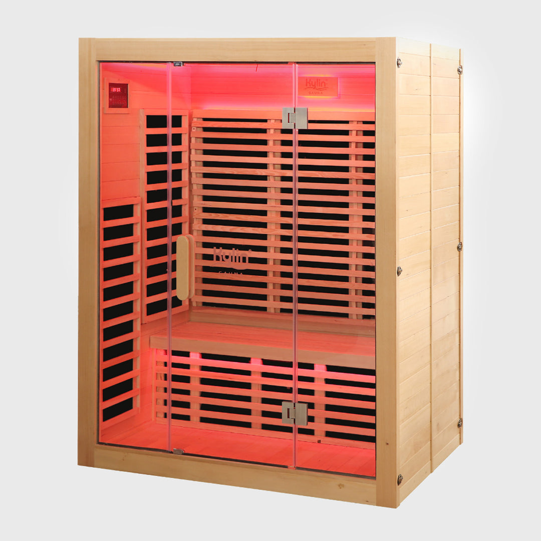 Kylin Sauna - Horizon Carbon Infrared Sauna Room 3 Person HL-400K