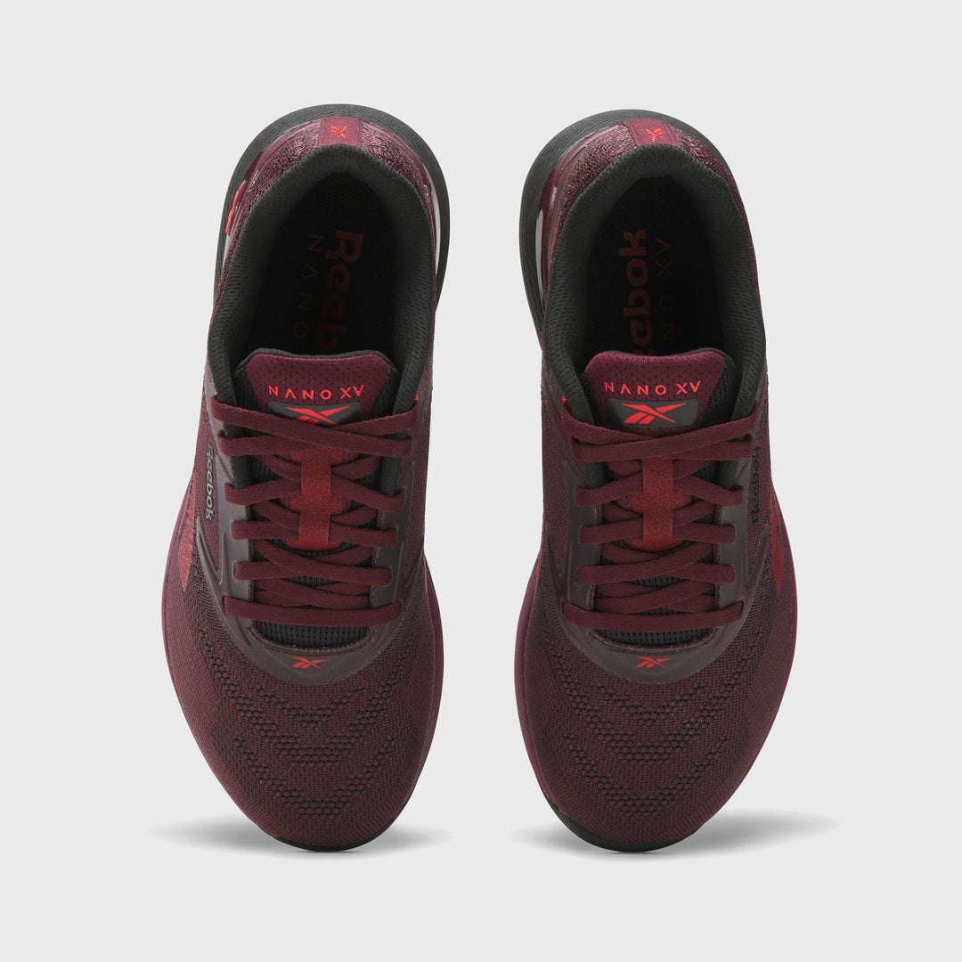 REEBOK - NANO X5 - WOMEN'S - BLACK CHERRY/BLACK/RETRO RED