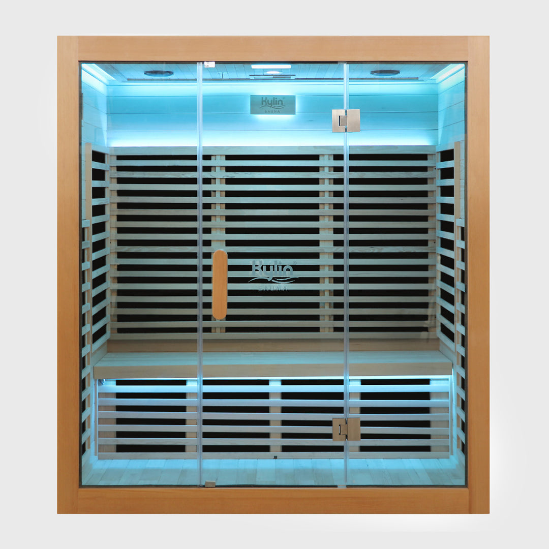 Kylin® Sauna -  Horizon Carbon Infrared Sauna Room 4 Person HL-500K