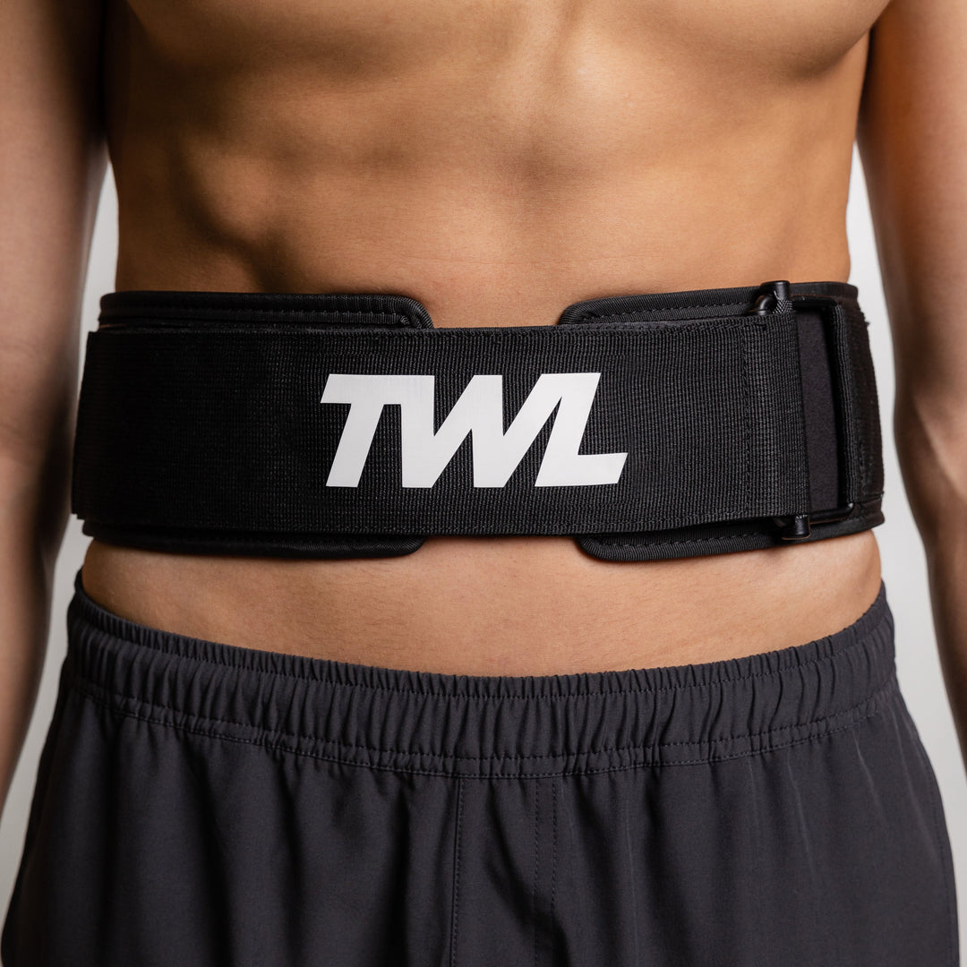 TWL - HYBRID VELCRO LIFTING BELT - BLACK