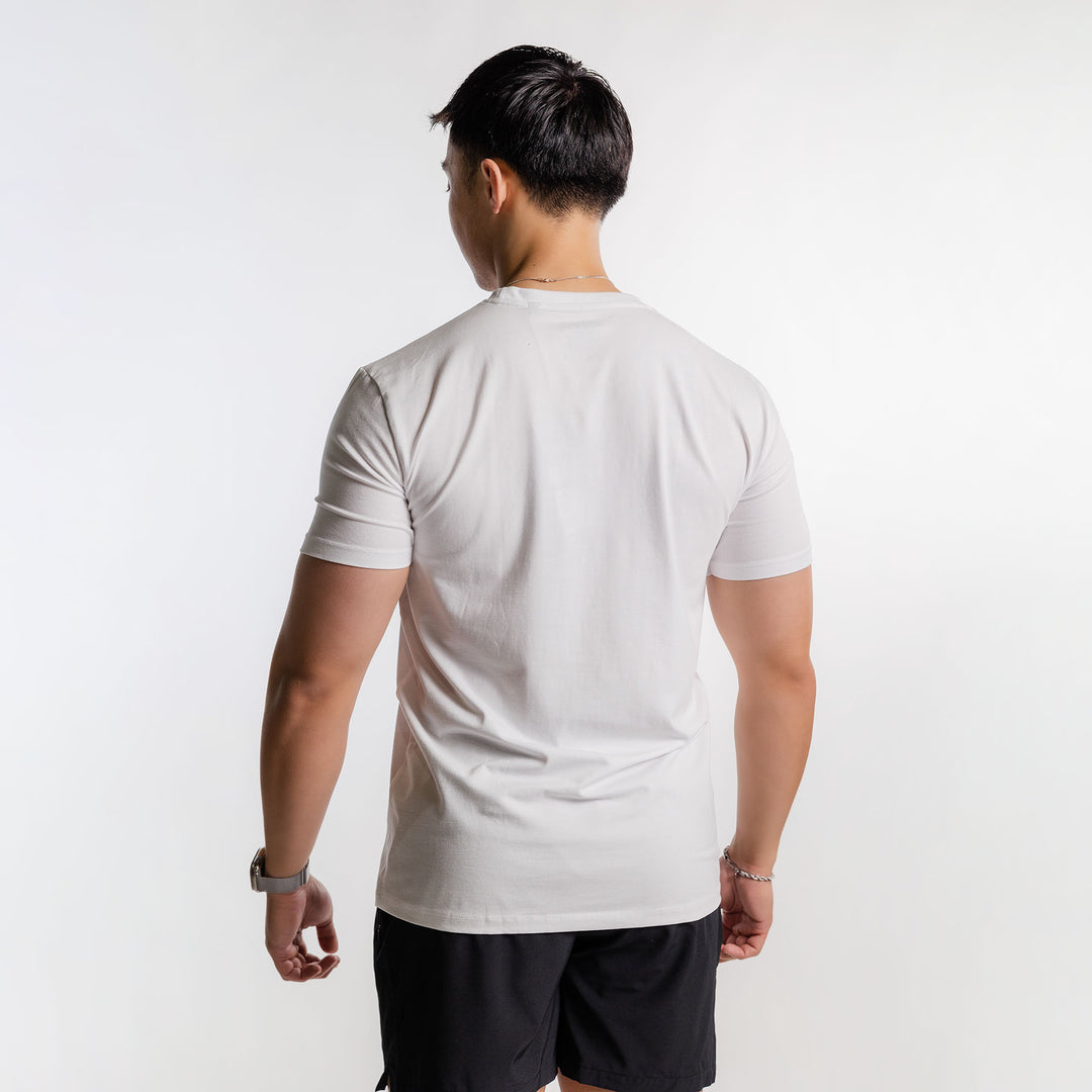 TWL - MEN'S EVERYDAY T-SHIRT - ATHLETE - WHITE/BLACK