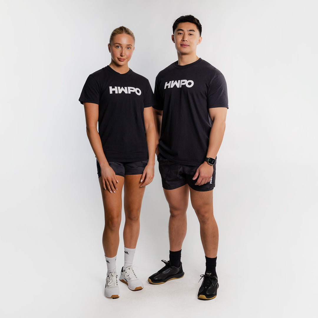 HWPO - CLASSIC T-SHIRT - BLACK/WHITE