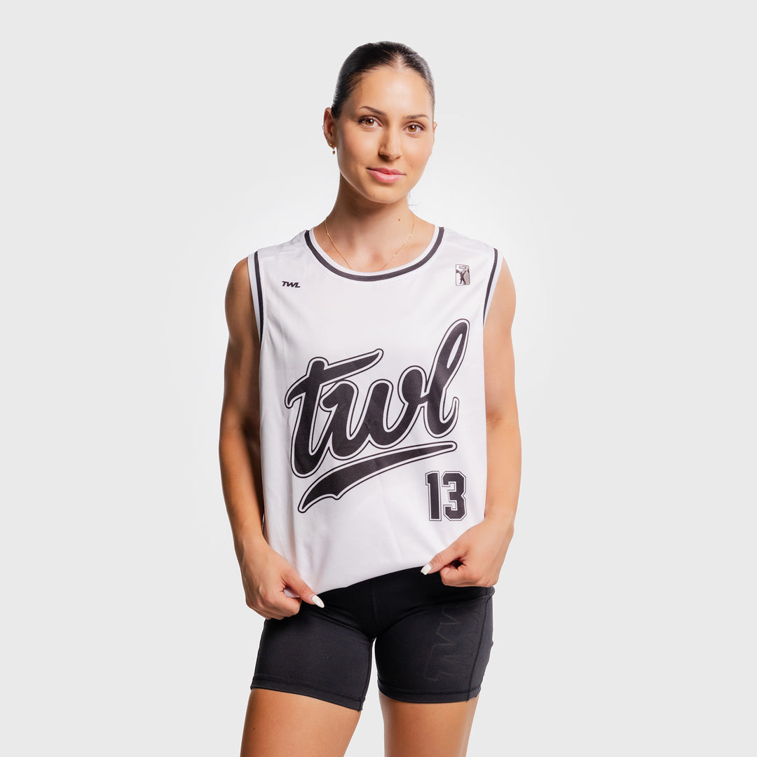 TWL BASKETBALL JERSEY WHITE - Main Image