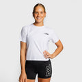 TWL - WOMEN'S EVERYDAY CLASSIC CROPPED T-SHIRT - SL - WHITE/BLACK