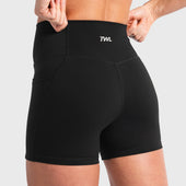 TWL - WOMEN'S REFINE SHORTS - 4.5" - BLACK