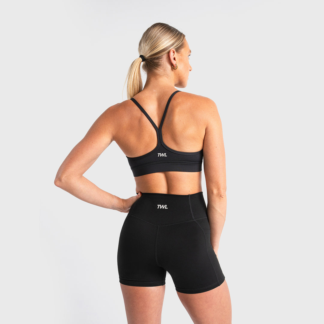 TWL - WOMEN'S REFINE SHORTS - 4.5" - BLACK