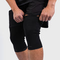 TWL - 2MM KNITTED KNEE SLEEVES - PAIR - BLACK/BLACK