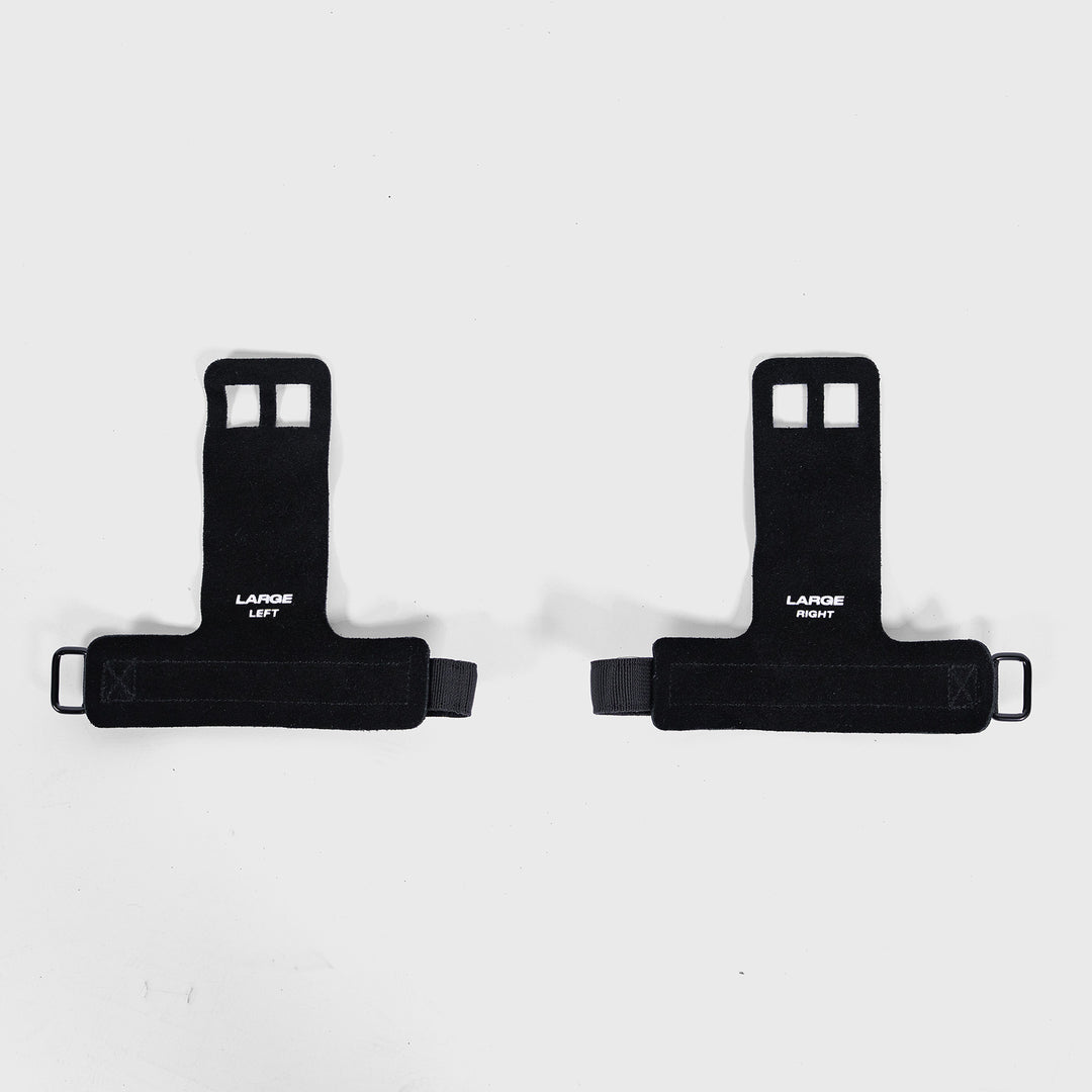 TWL - LEATHER GYMNASTIC GRIPS - BLACK