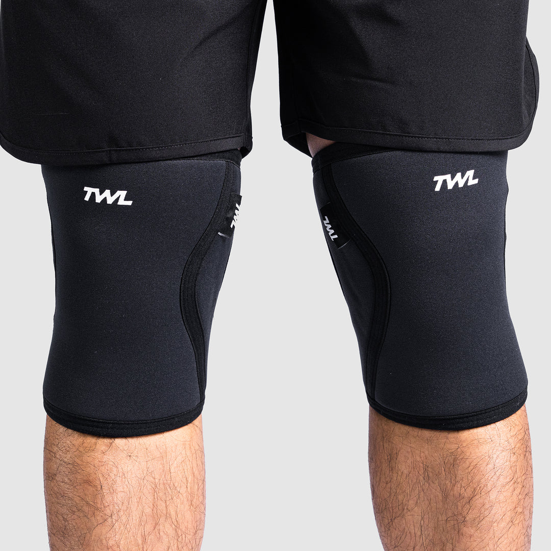TWL - TEKNIC KNEE SLEEVES - BLACK/WHITE