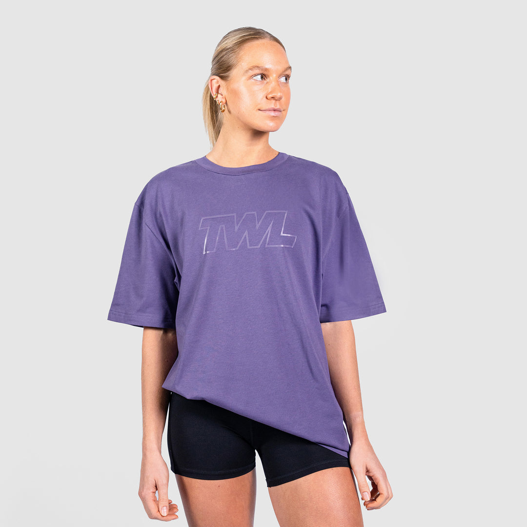 TWL - LIFESTYLE OVERSIZED T-SHIRT - ATHLETE - NIGHTFALL ECLIPSE