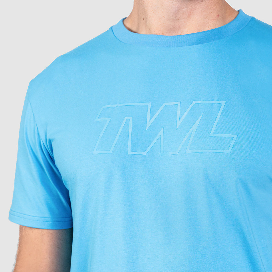 TWL - OVERSIZED T-SHIRT - ATHLETE - SKY WAVE