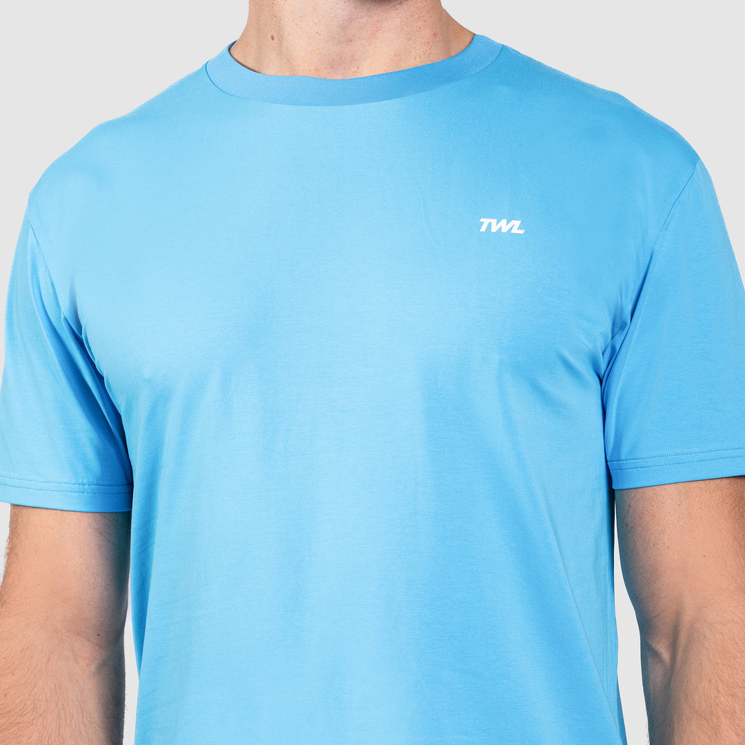 TWL - OVERSIZED T-SHIRT - EMBLEM - SKY WAVE