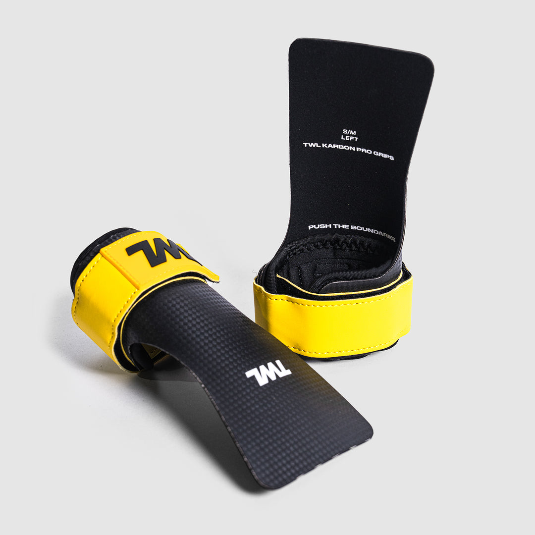 TWL - KARBON PRO GRIPS - BLACK/YELLOW