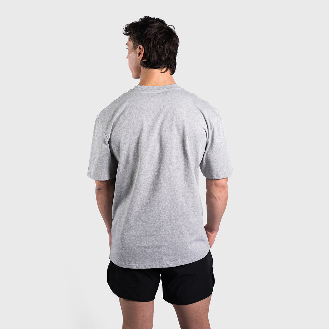 TWL - LIFESTYLE OVERSIZED T-SHIRT - BREAK PARALLEL - GREY