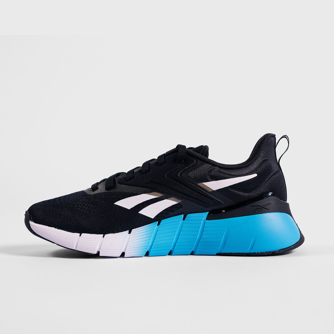 REEBOK - NANO GYM - MEN'S - BLACK/WHITE/FUTURE CYAN