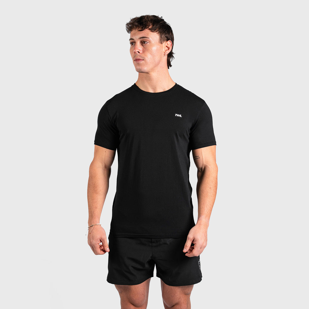 TWL - MEN'S EVERYDAY T-SHIRT - EMBLEM - BLACK