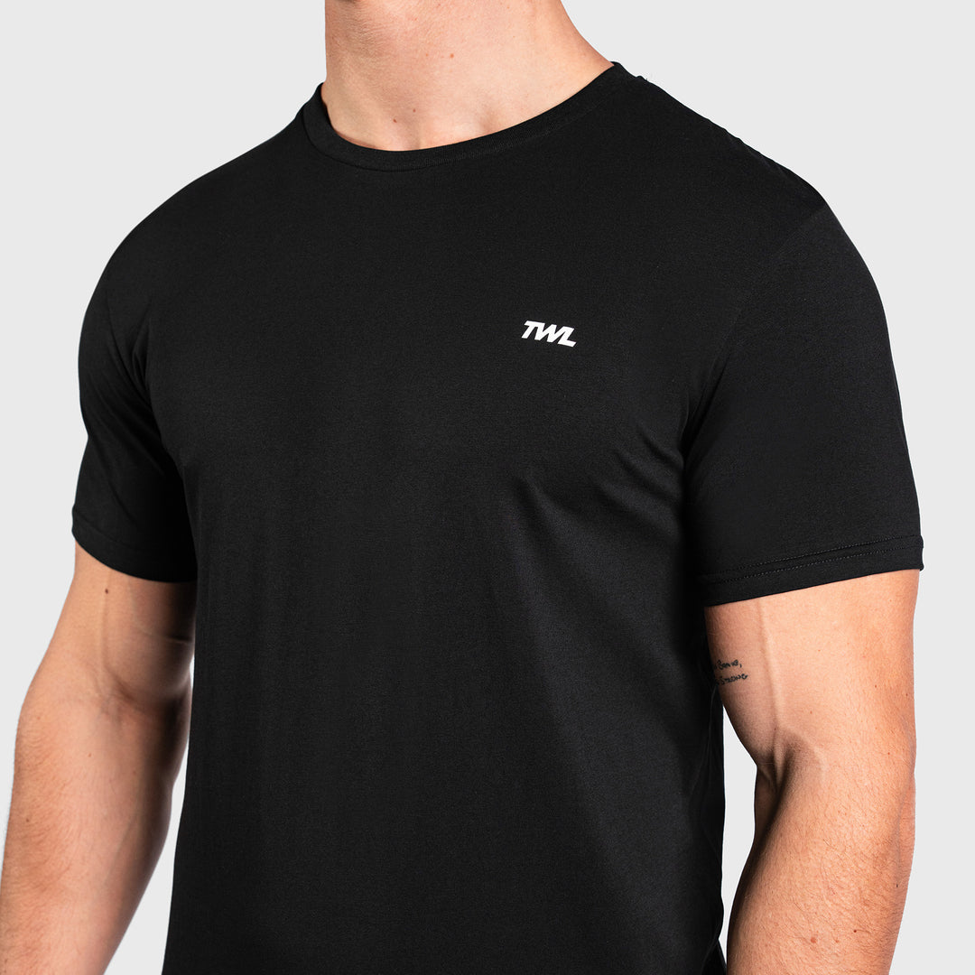 TWL - MEN'S EVERYDAY T-SHIRT - EMBLEM - BLACK