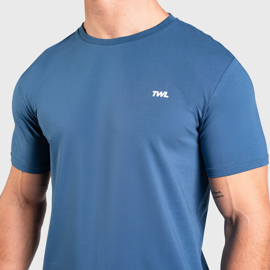 TWL - MEN'S EVERYDAY T-SHIRT - EMBLEM - BLUE