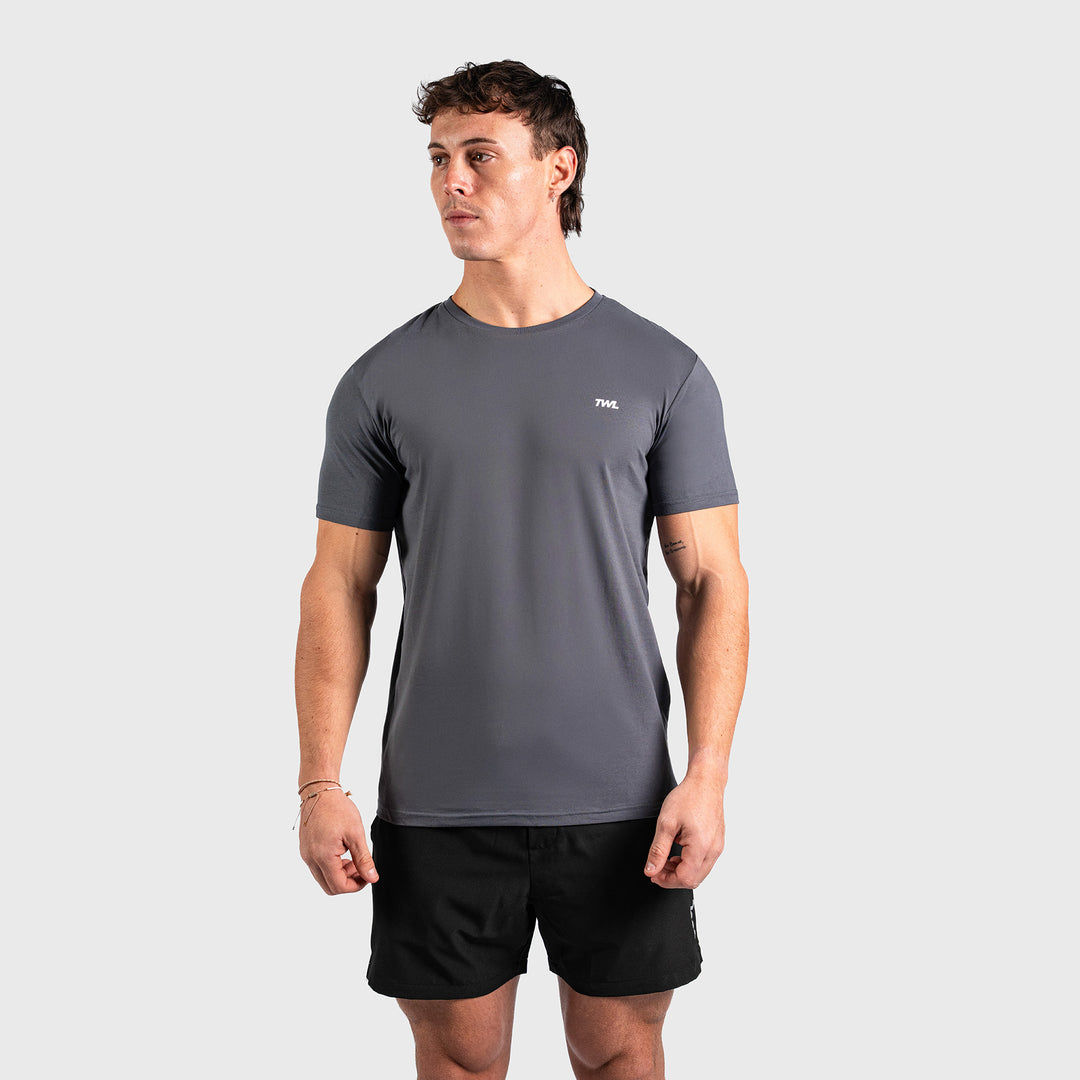 TWL - MEN'S EVERYDAY T-SHIRT - EMBLEM - DARK GREY