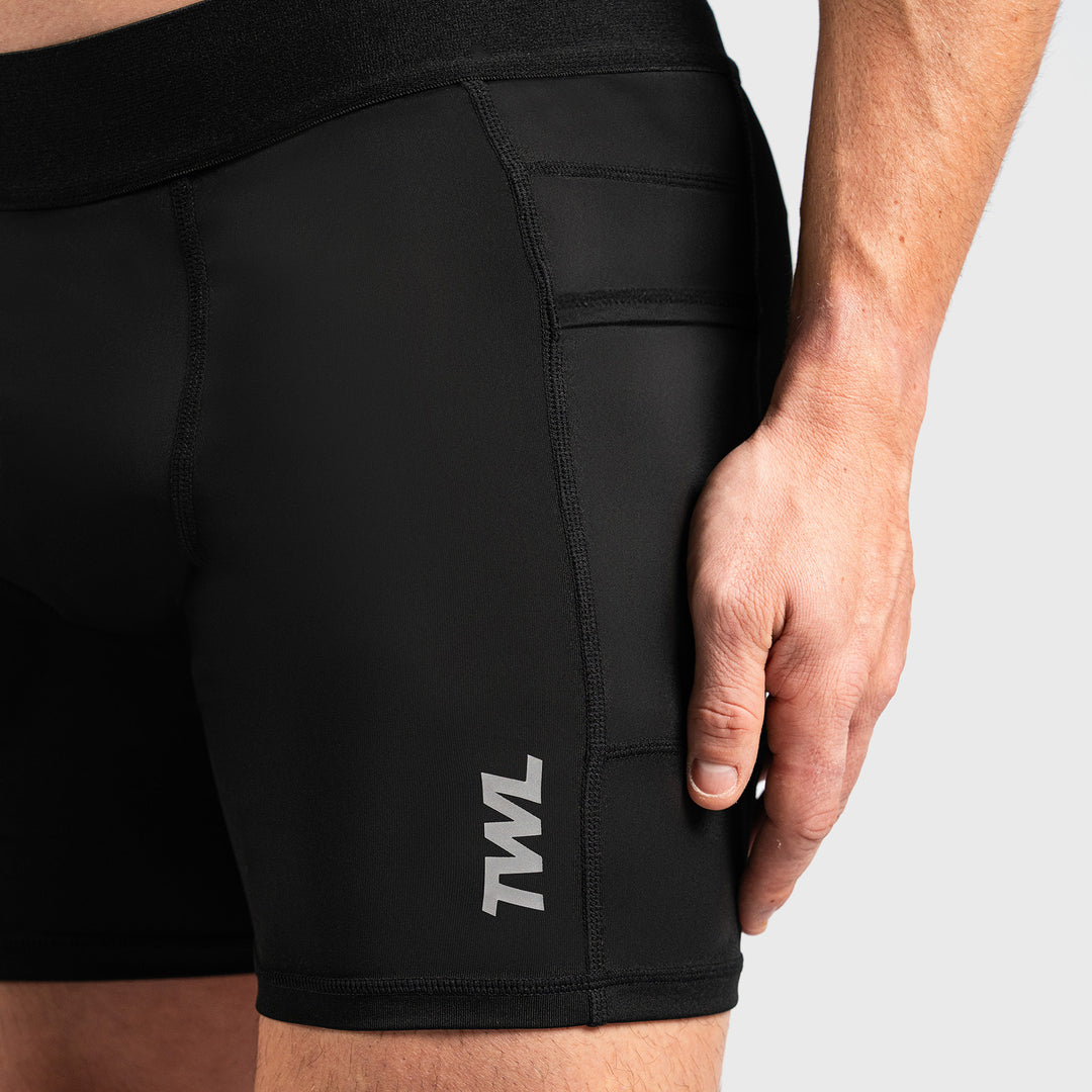 TWL - MEN'S INNER COMPRESSION SHORTS - BLACK
