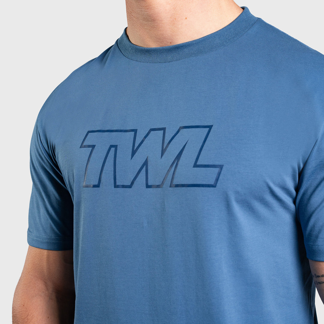 TWL - OVERSIZED T-SHIRT - ATHLETE - BLUE