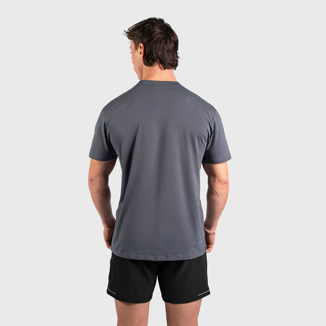 TWL - OVERSIZED T-SHIRT - ATHLETE - DARK GREY