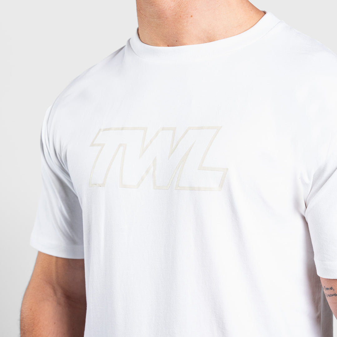 TWL - OVERSIZED T-SHIRT - ATHLETE - WHITE