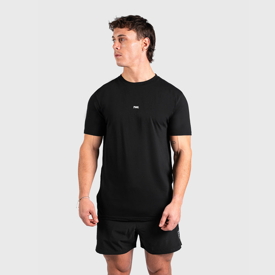 TWL - OVERSIZED T-SHIRT - EMBLEM - BLACK