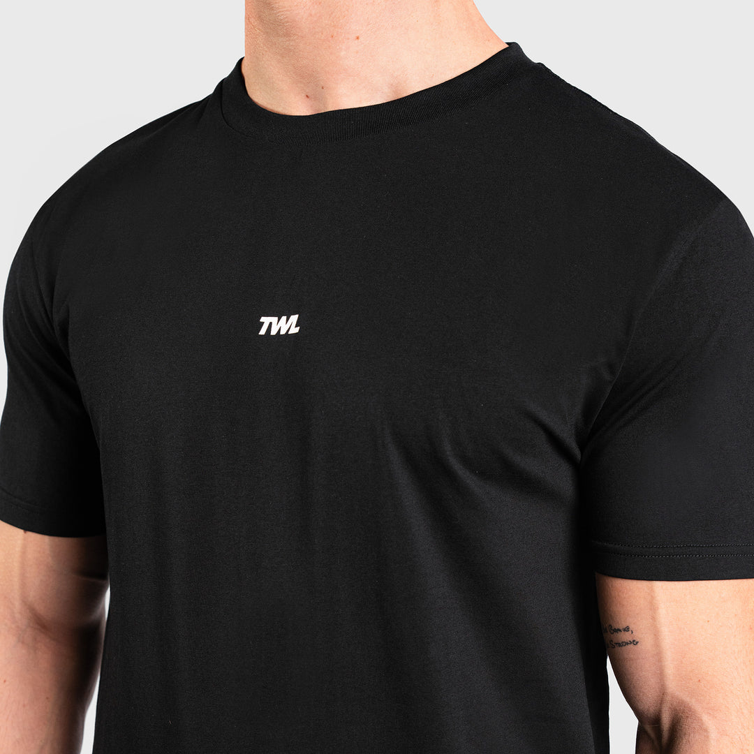 TWL - OVERSIZED T-SHIRT - EMBLEM - BLACK