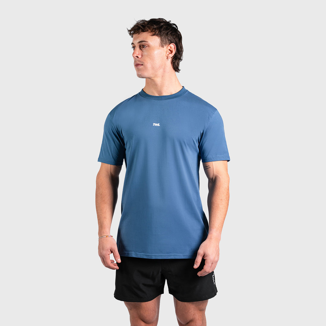 TWL - OVERSIZED T-SHIRT - EMBLEM - BLUE