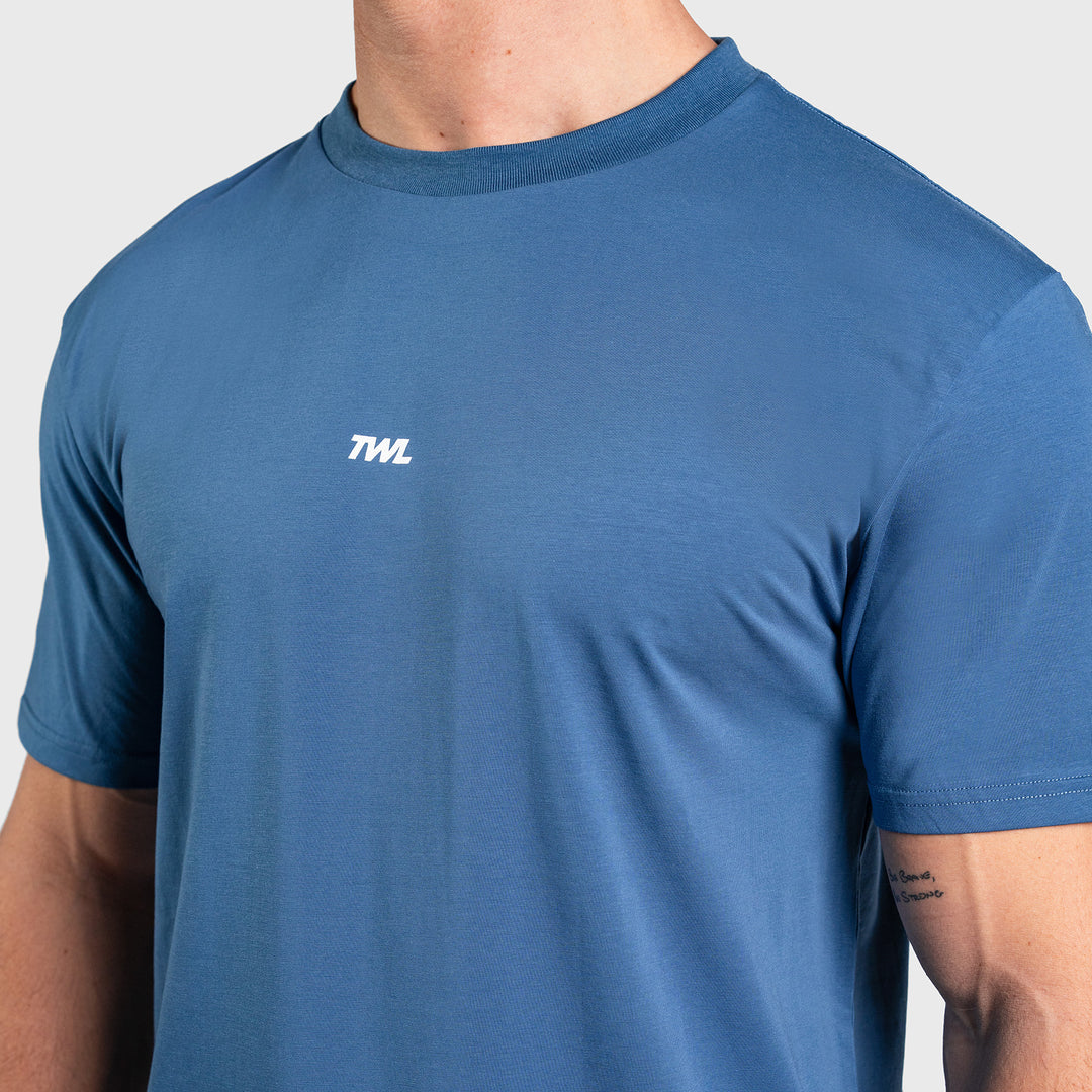 TWL - OVERSIZED T-SHIRT - EMBLEM - BLUE