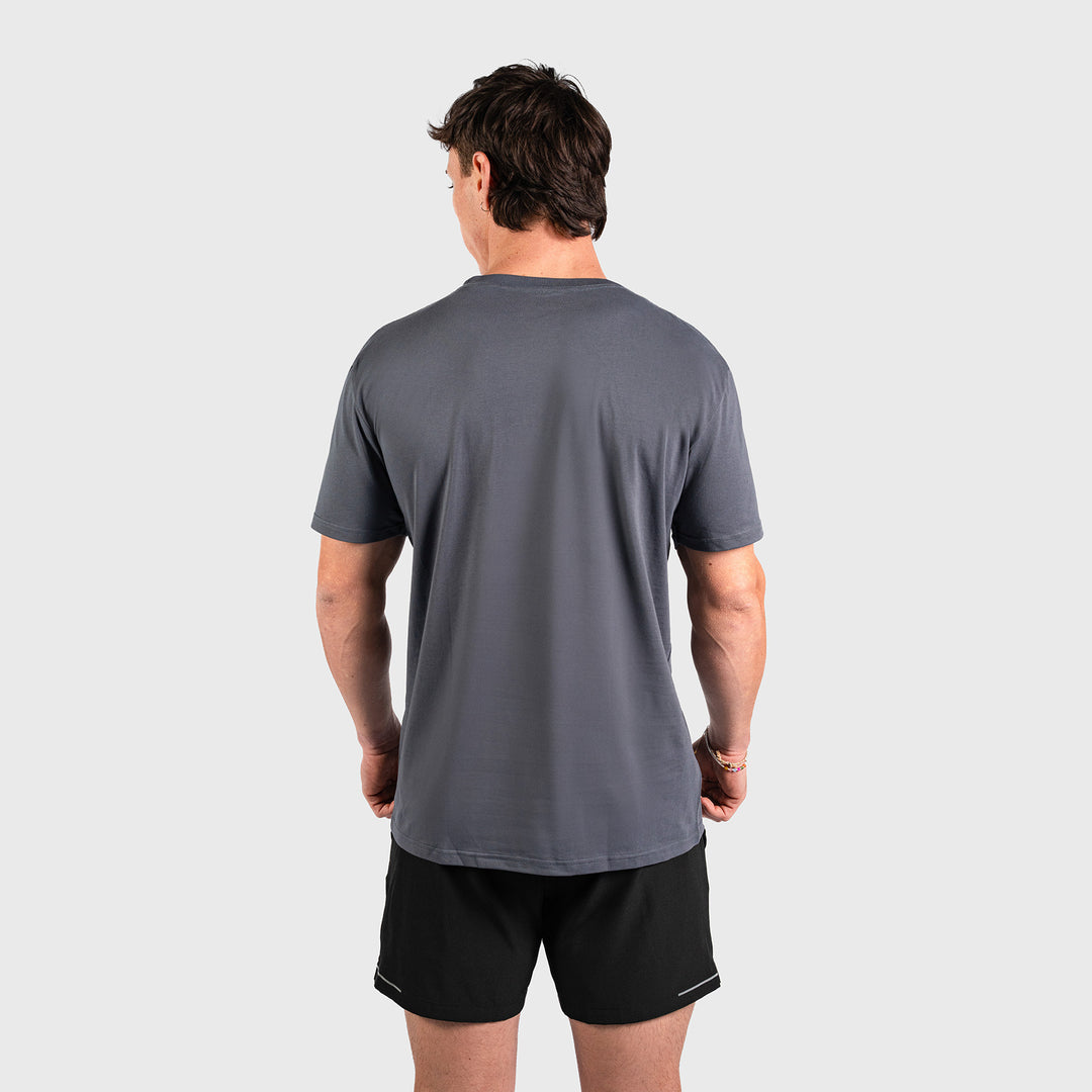 TWL - OVERSIZED T-SHIRT - EMBLEM - DARK GREY