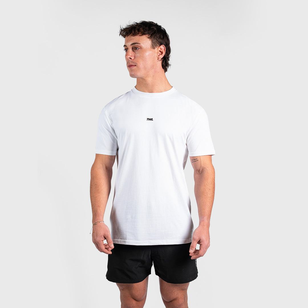 TWL - OVERSIZED T-SHIRT - EMBLEM - WHITE