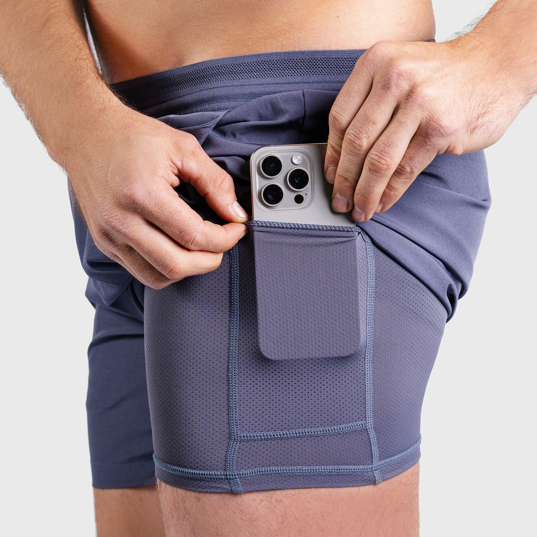 TWL - MEN'S CADENCE LINED SHORTS - BLUE