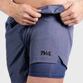 TWL - MEN'S VAULT 2-IN-1 SHORTS - 6" - BLUE