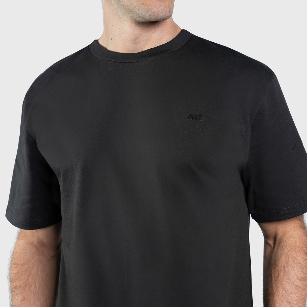 TWL - LIFESTYLE OVERSIZED T-SHIRT - EMBLEM - FADED BLACK