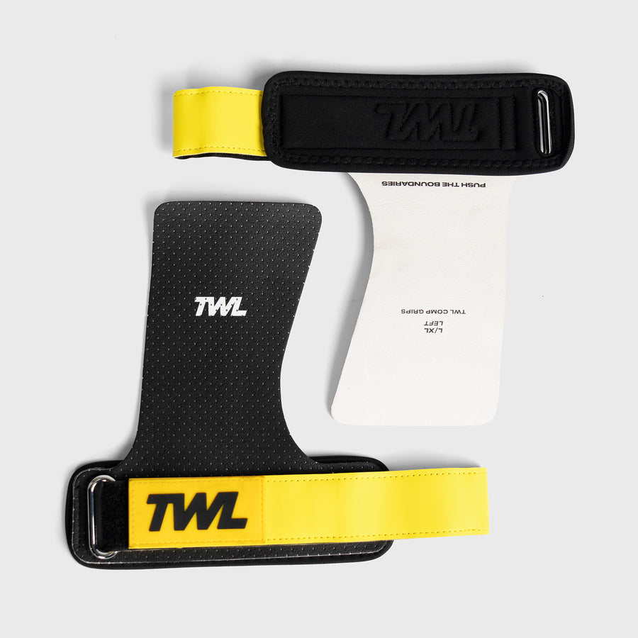 TWL Comp Grips | Perforated Microfibre Gymnastics Grips for Chalk