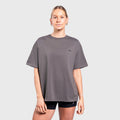 TWL - WOMEN'S LIFESTYLE BOYFRIEND T-SHIRT - EMBLEM - FADED DARK GREY