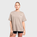 TWL - WOMEN'S LIFESTYLE BOYFRIEND T-SHIRT - EMBLEM - FADED LIGHT GREY