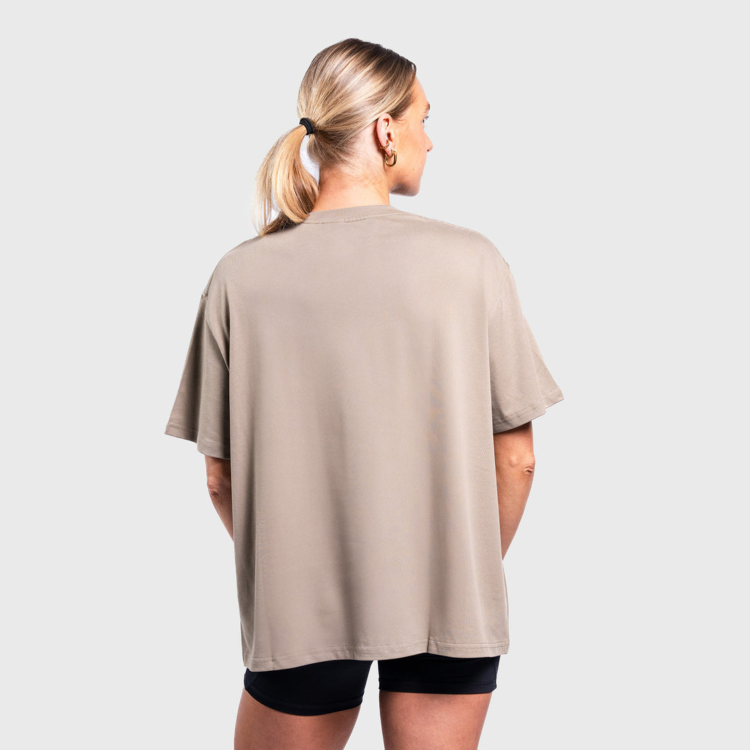 TWL - WOMEN'S LIFESTYLE BOYFRIEND T-SHIRT - FADED LIGHT GREY