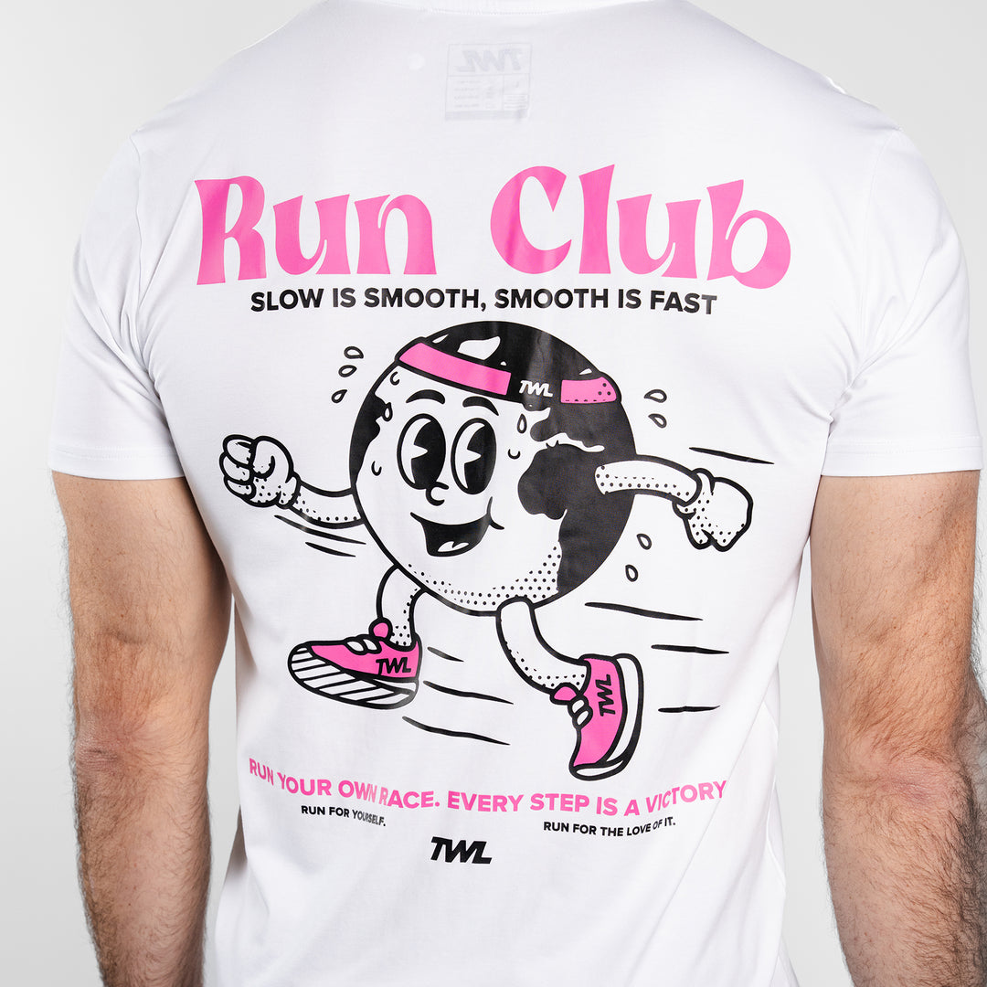 TWL - EVERYDAY T-SHIRT - RUN CLUB - WHITE