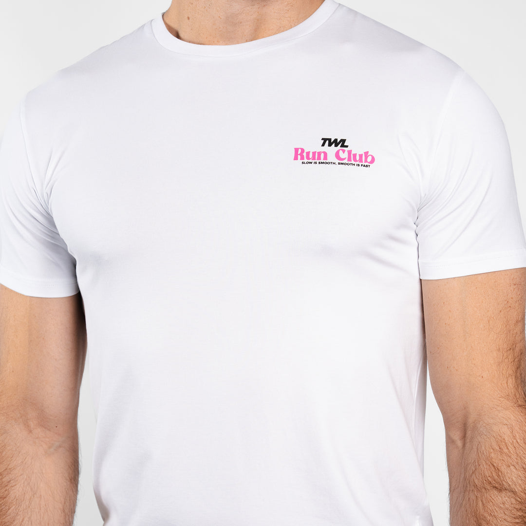 TWL - EVERYDAY T-SHIRT - RUN CLUB - WHITE
