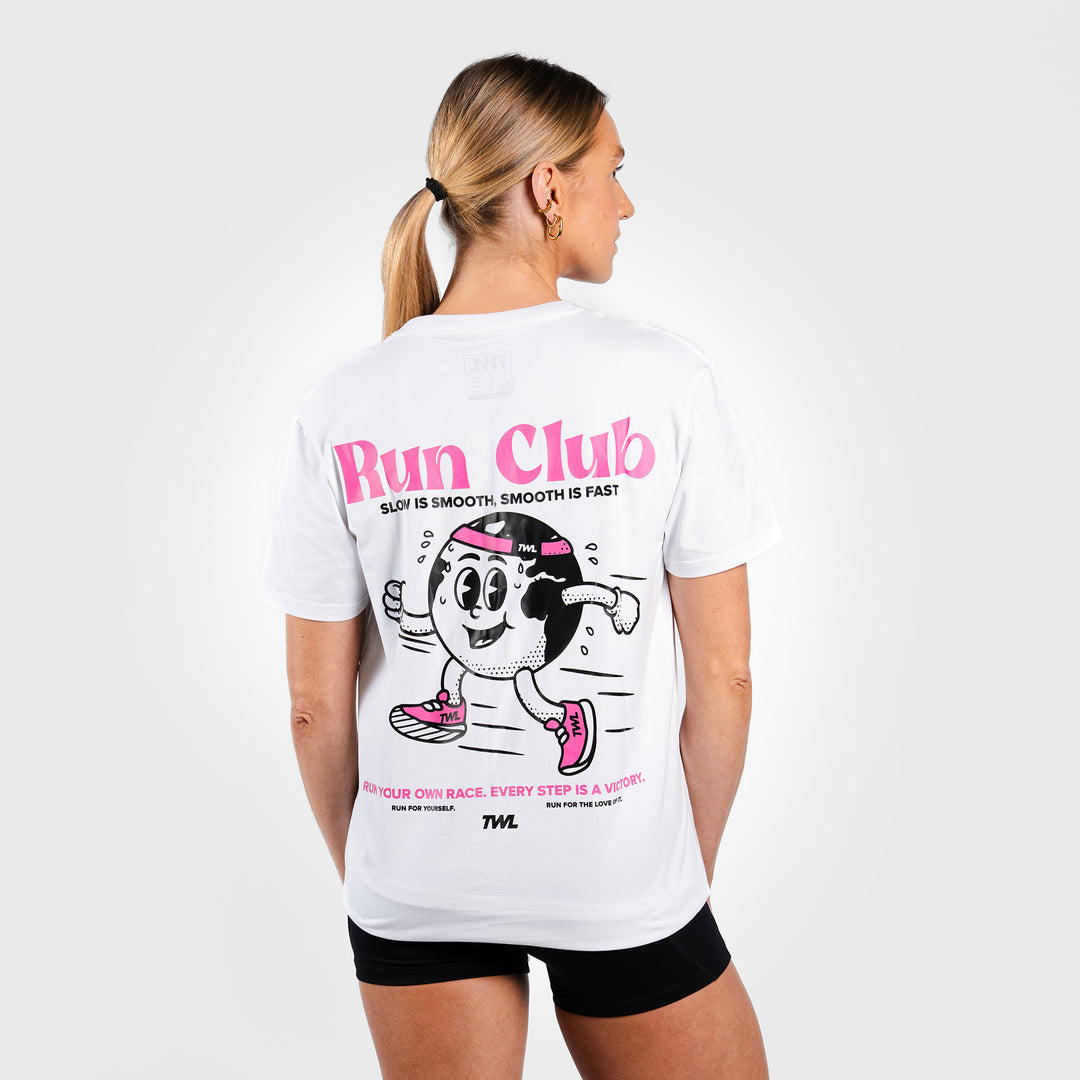 TWL - EVERYDAY T-SHIRT - RUN CLUB - WHITE
